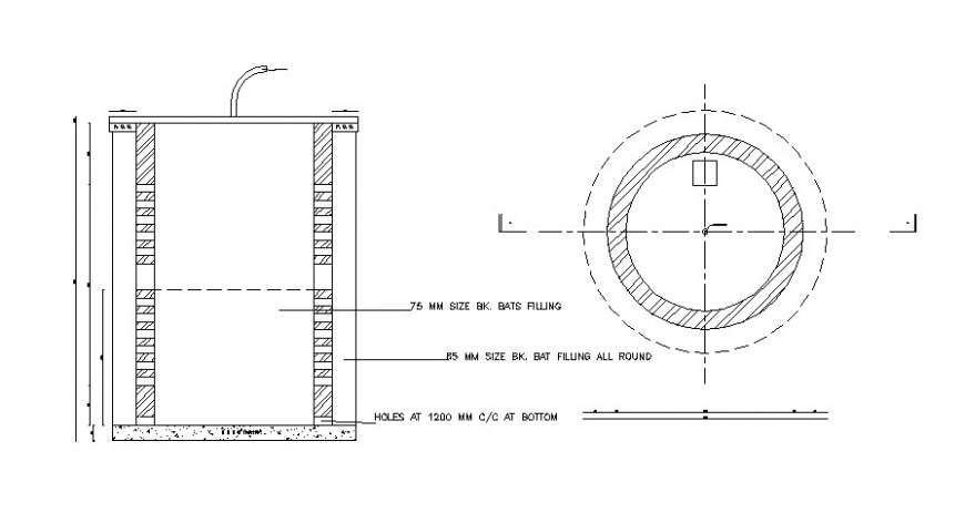 2 d cad drawing of wash basin elevation Auto Cad software