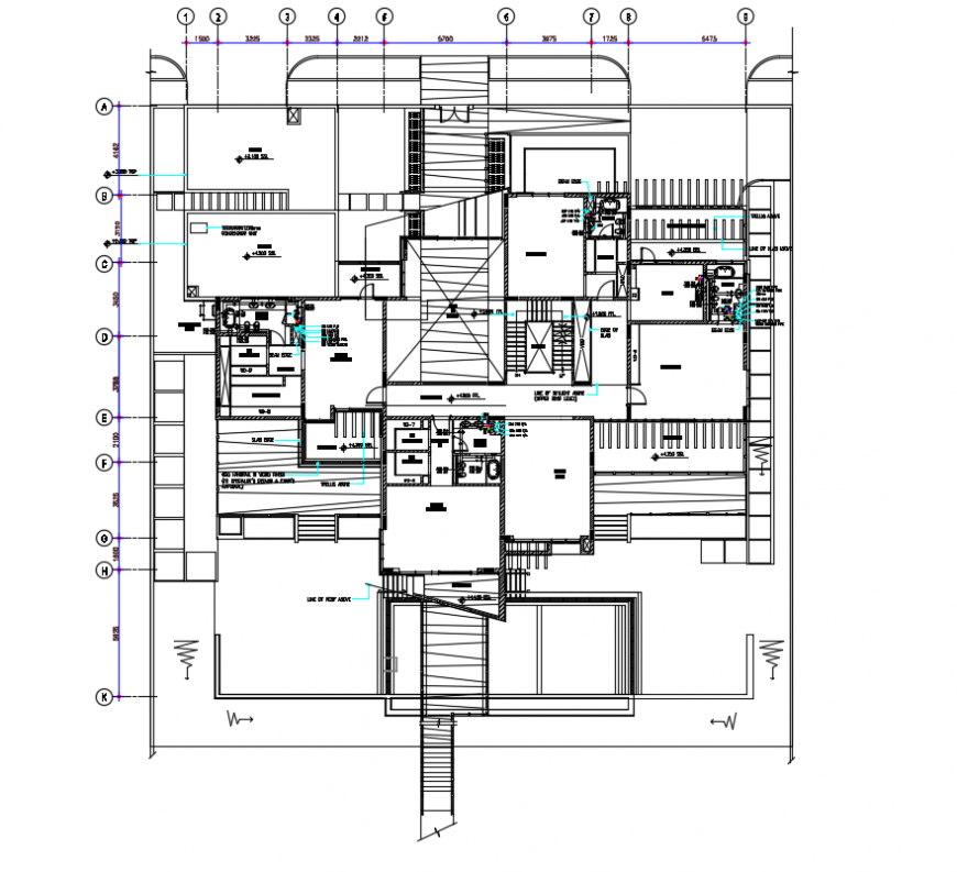 2 d cad drawing of water service layout auto cad software
