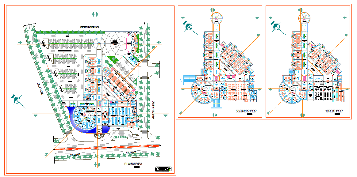 Shopping Centre lay-out