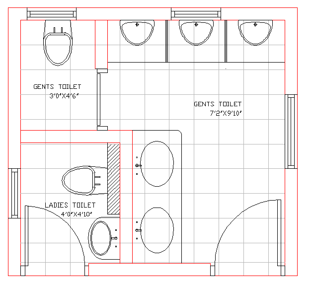 Bathroom Lay-out