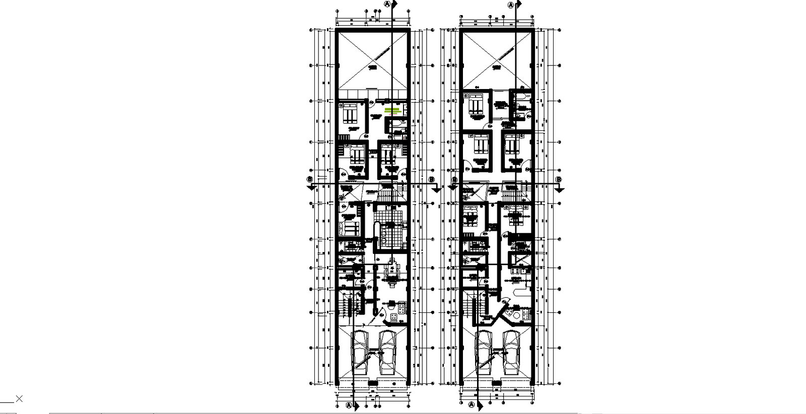 Duplex Plans In AutoCAD File