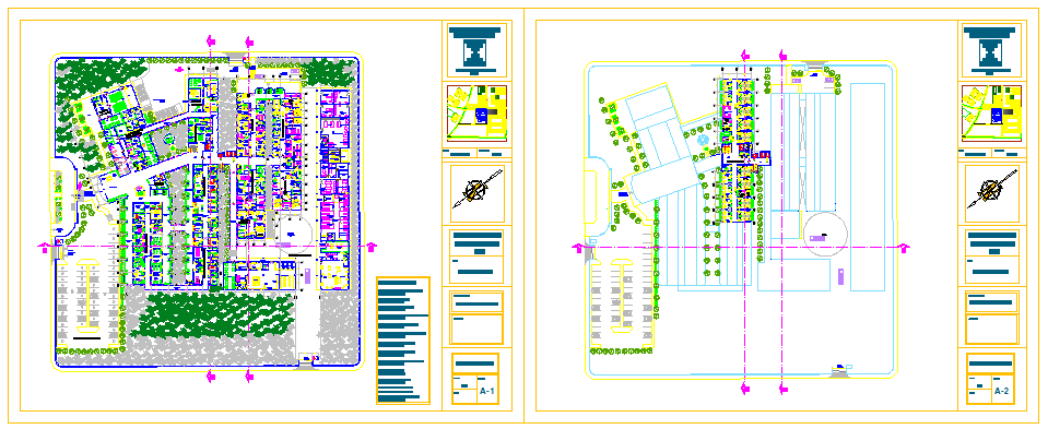 Landscaping plan of Hospital design