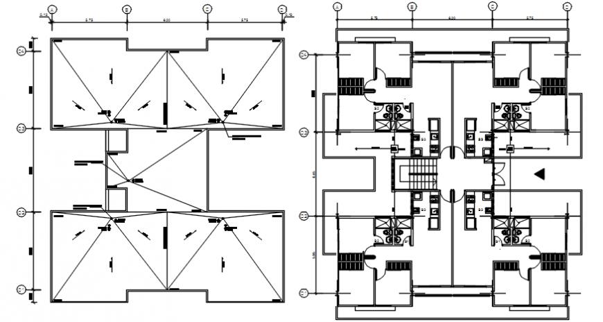 2d Apartment project autocadfile