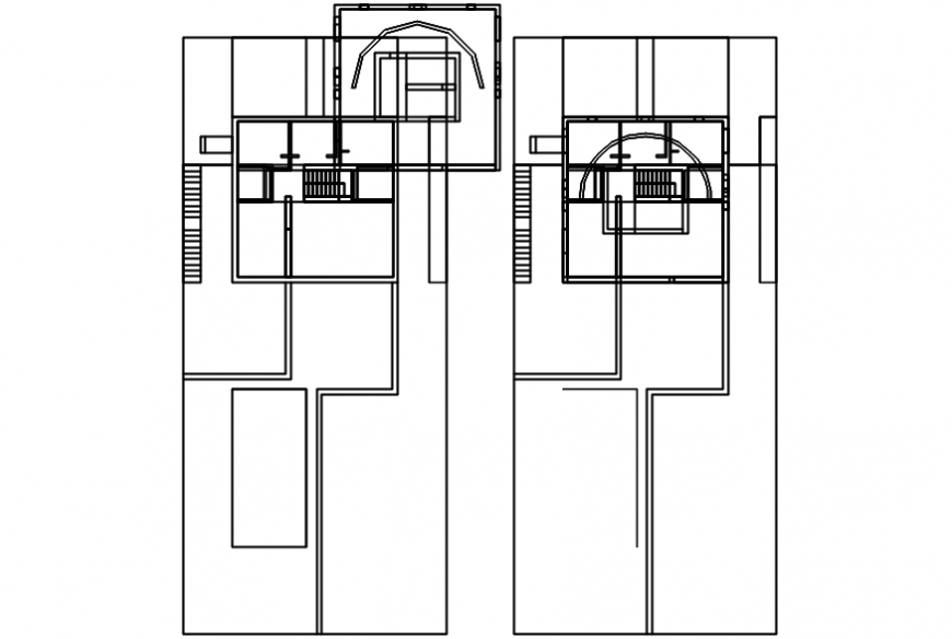 2d building layout plan cad file