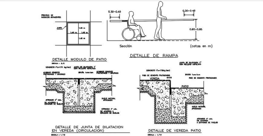 2d CAD drawings of flooring structure dwg file