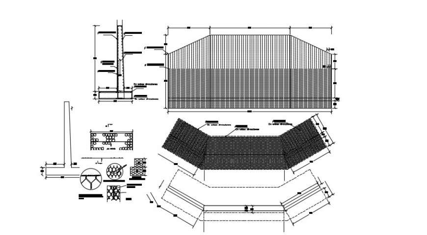 2d cad drawing of bridge typeswear  elevation auto cad software