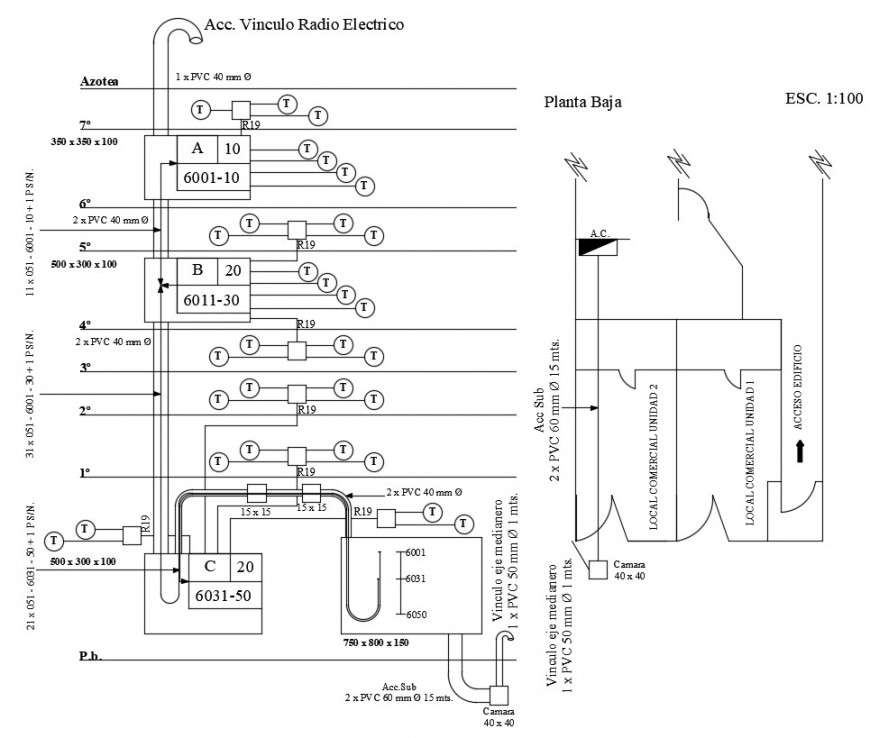 2d cad drawing of Chubut electrical  autocad software