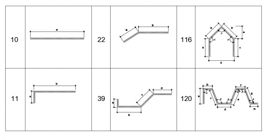 2d cad drawing of concrete bridges types autocad software