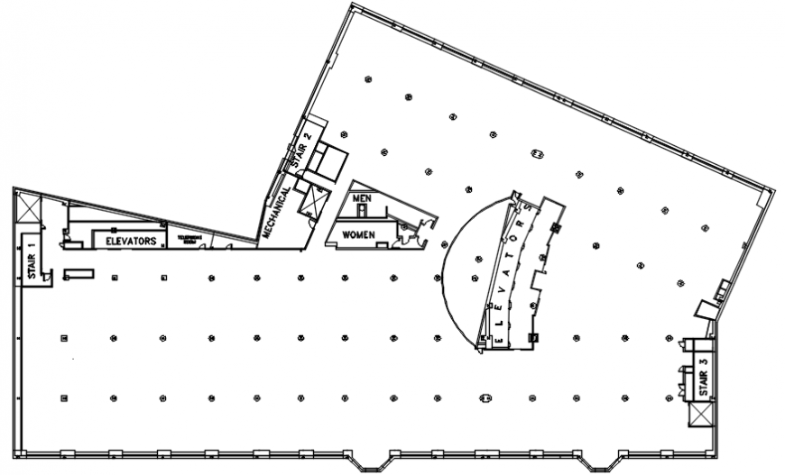 2d cad drawing of mall elevation Autocad software