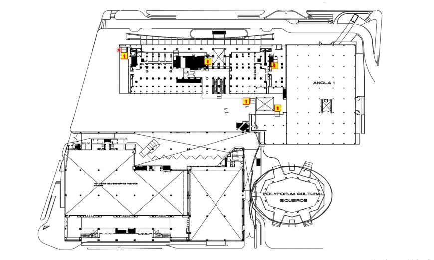 2d cad drawing of office bulding autocad software