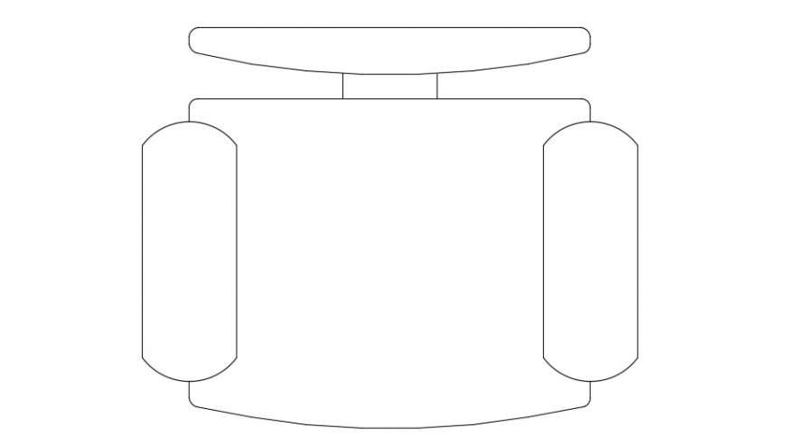 2d desk chair cad file
