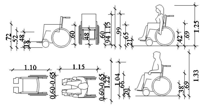 2d hospital chair cad file