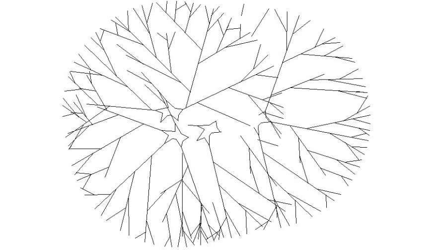2D plant model AutoCAD file