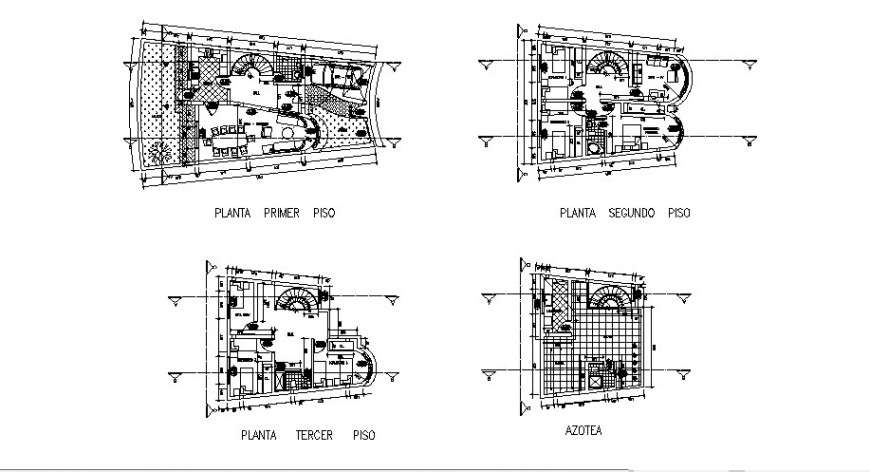 2d Residential house working plan drawing in autocad format