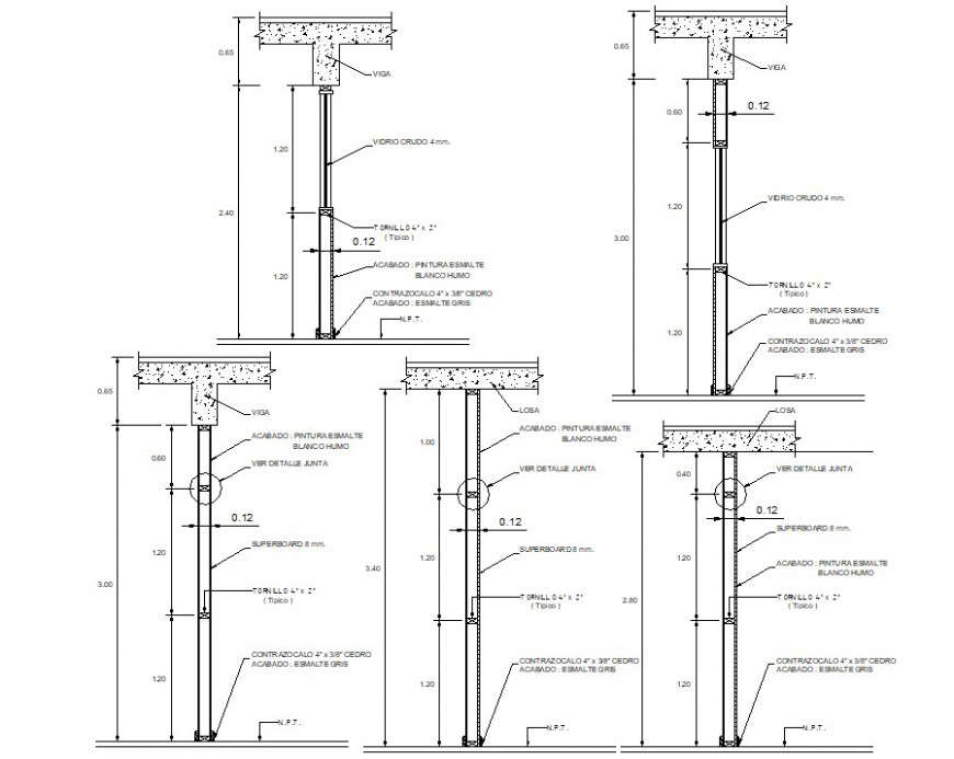 2d slab detail cad file