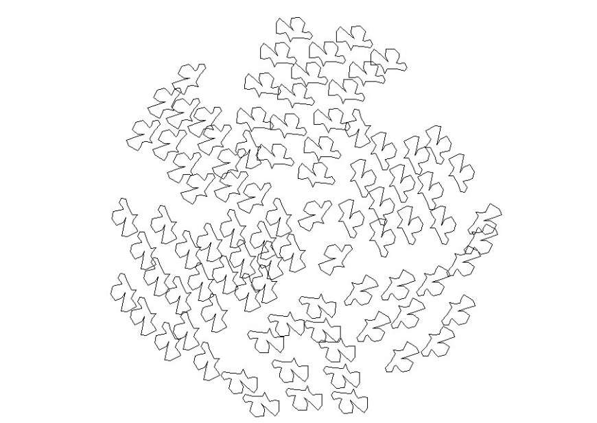 2d tree plan autocad file