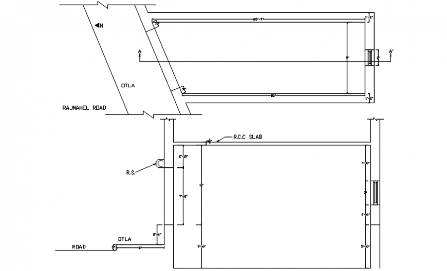 2d view construction blocks dwg autocad software file