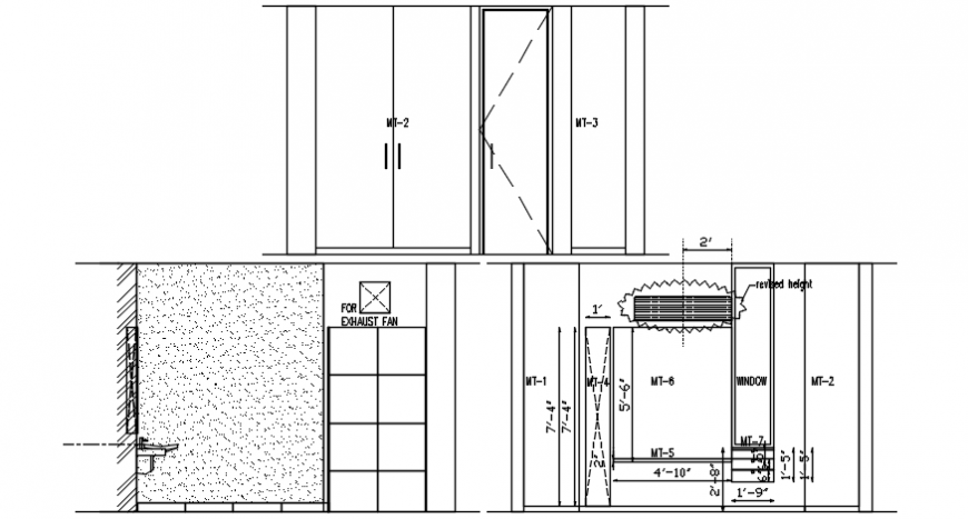 2d view drawings of Sanitary blocks dwg file