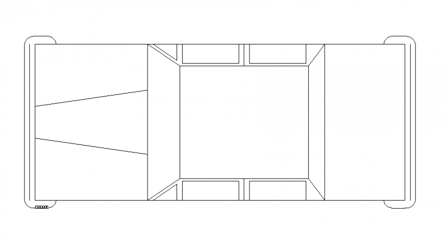 2d view drawings of transportation car vehicle block dwg file