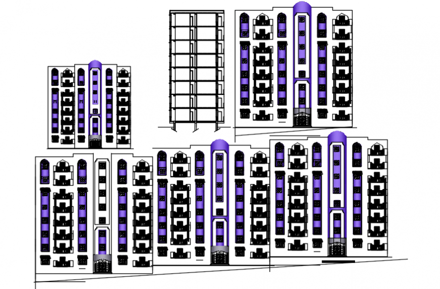 2d view of an apartment design
