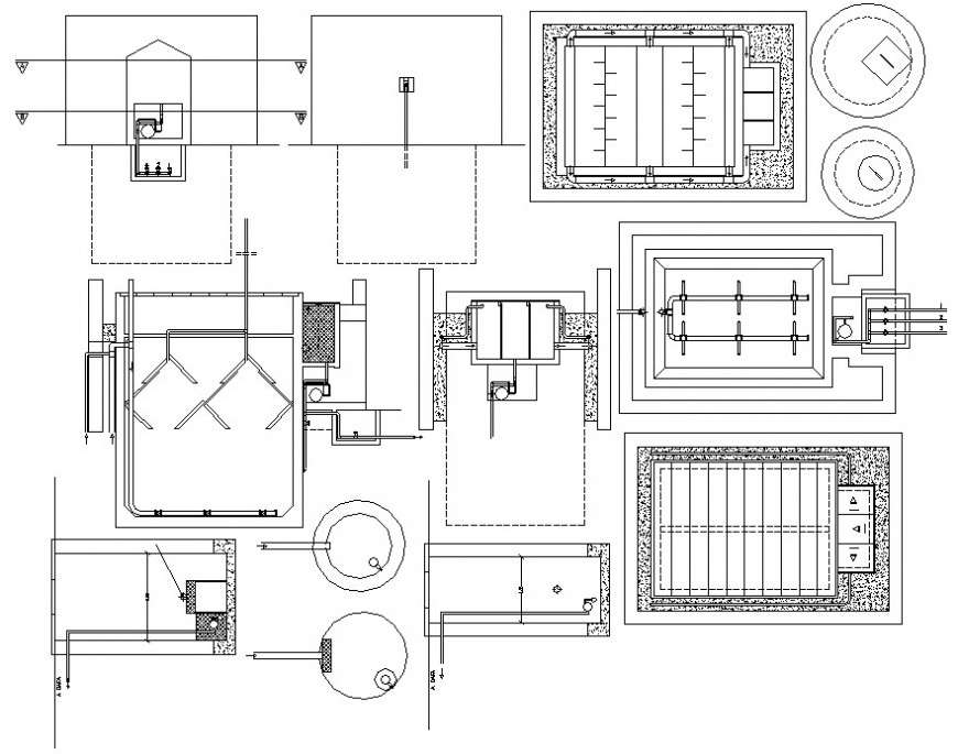 2d water cleaning cad file