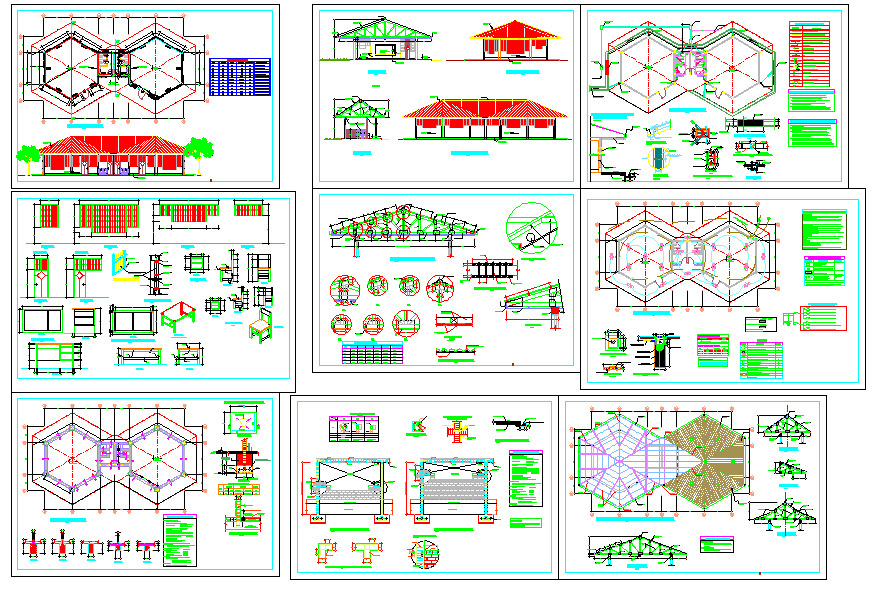 Collage plan dwg