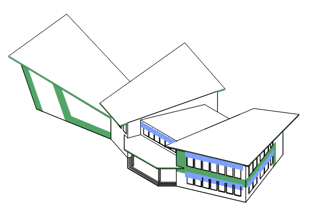 3D Commercial Plan DWG File with Complete Structure and Design