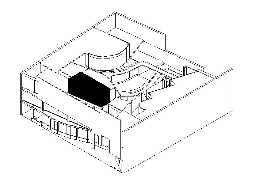 3 D commercial building elevation plan detail dwg file