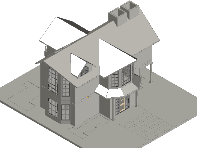 3 D home detail dwg file