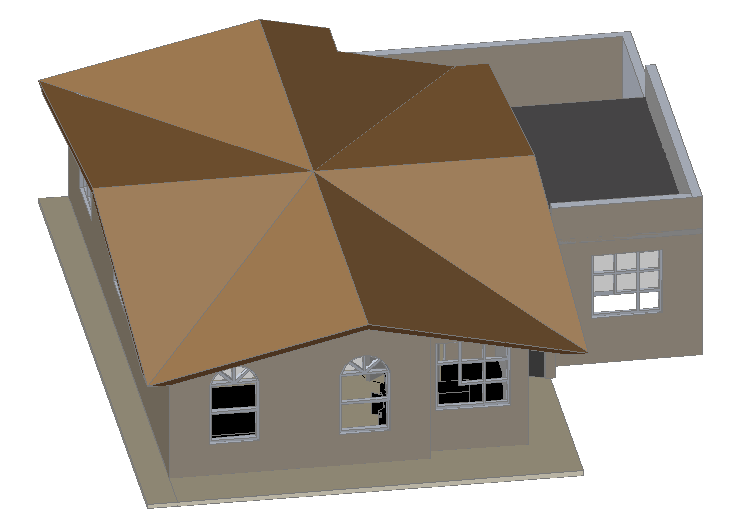 3 D house plan detail dwg file