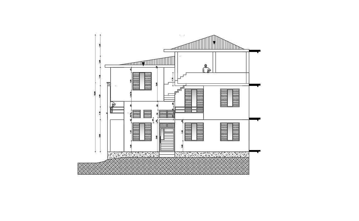 3 Story Building Plan In DWG File         