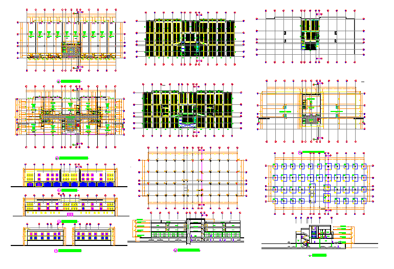 3 storey commercial building floor plan
