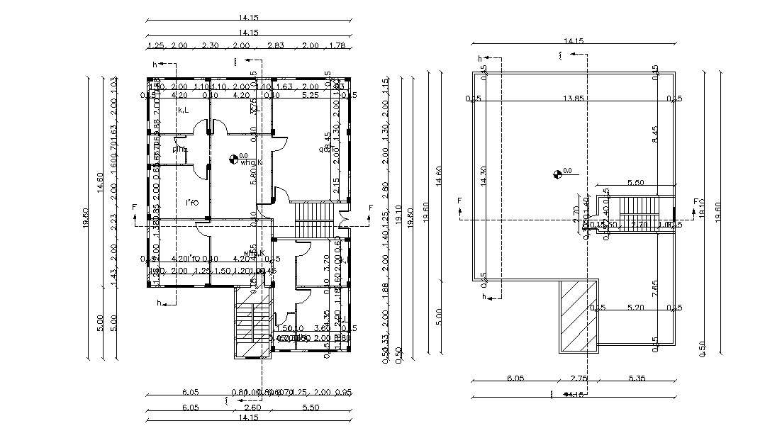 3000 Sq Ft 4 BHK House Plan Design DWG File