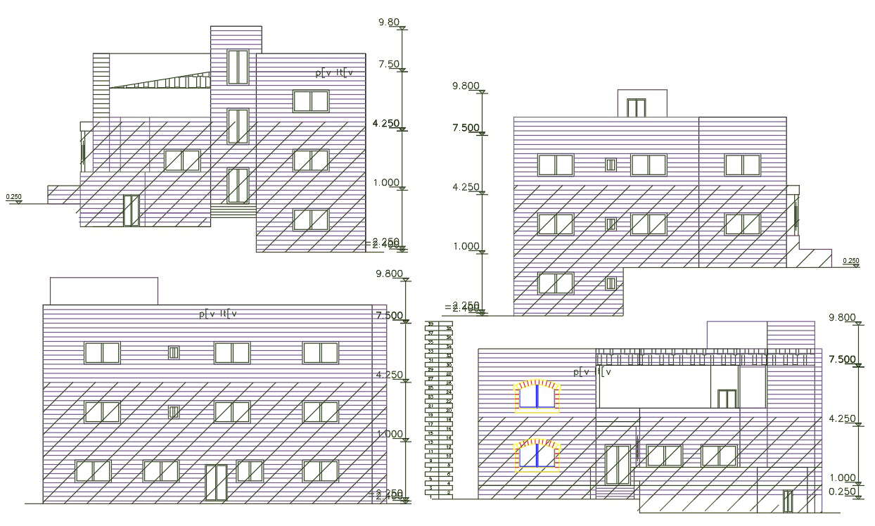 320 Square Yard House Building Elevation Design