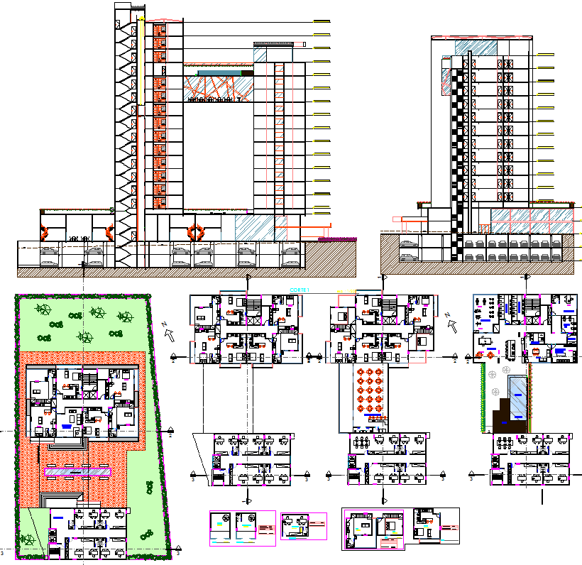 Studio Apartment cad drawing is given in this cad file. Download this cad file now.