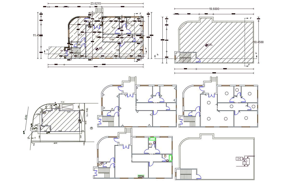 32 By 64 Feet House Electrical Plan DWG File