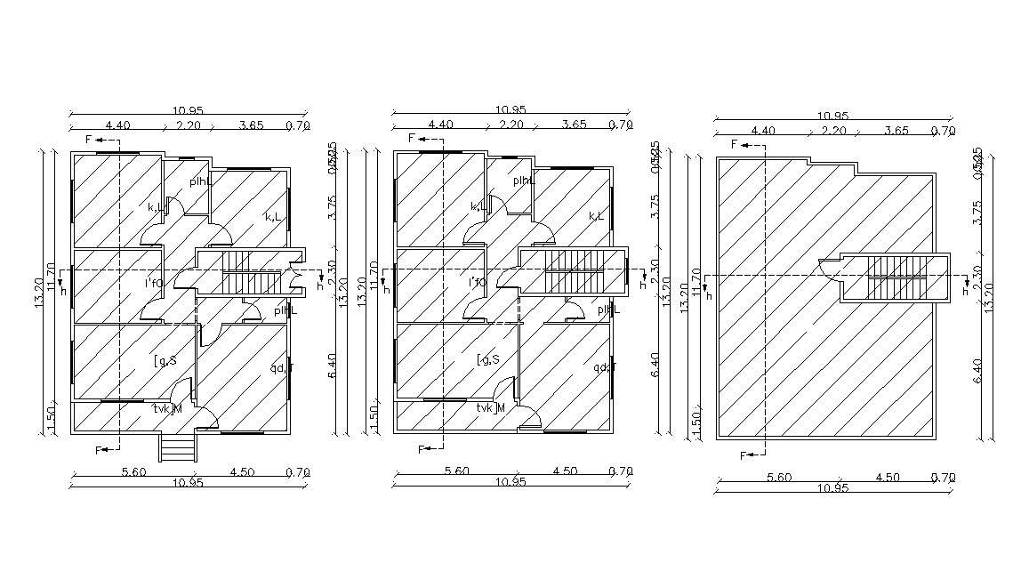 32' X 42' House Floor Plan Design DWG File