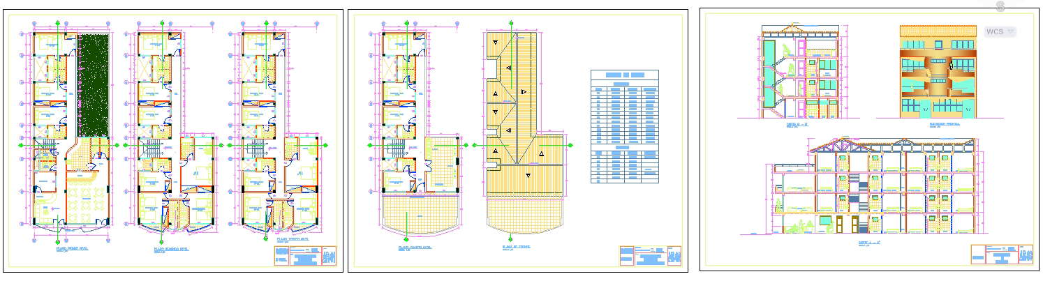 Modern Hotel Plan Design