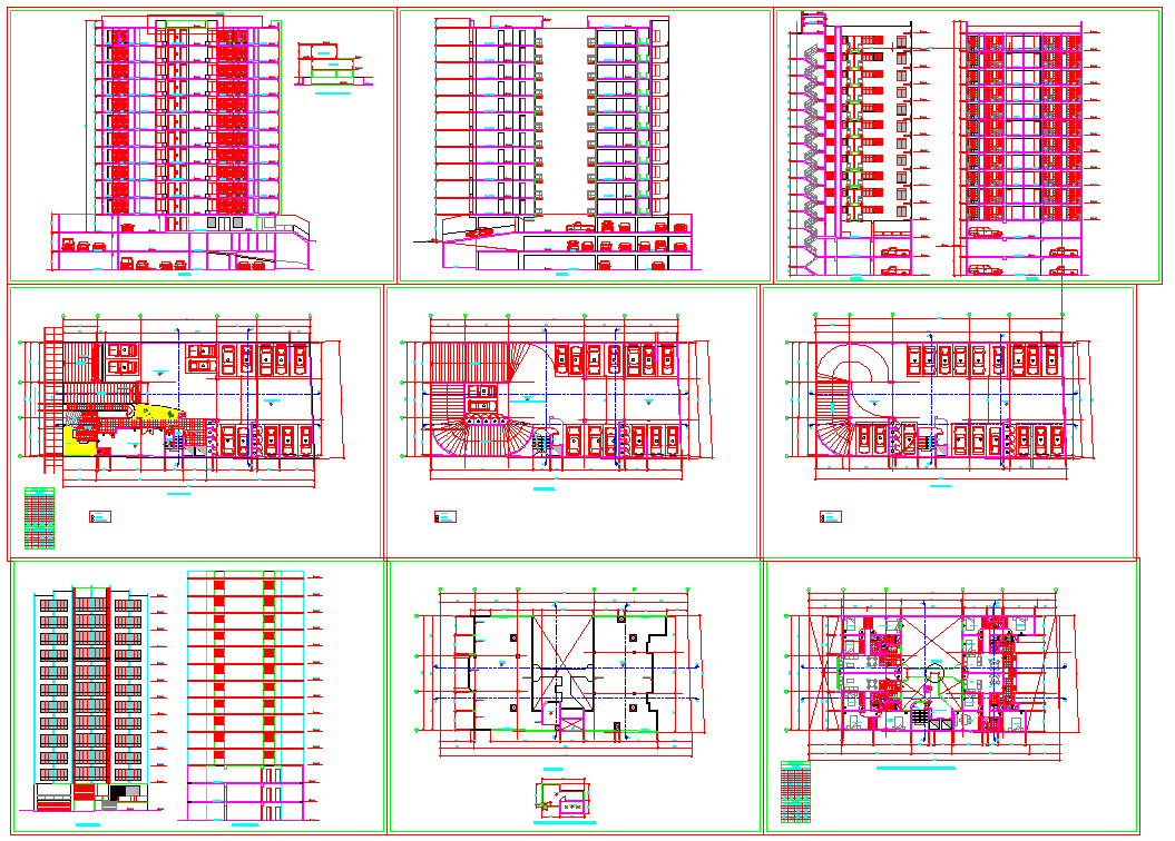 High Rise Apartment Building Designs & Floor Plans