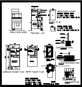 3.50Mx8.57M Architectural Drawing in AutoCAD DWG Format