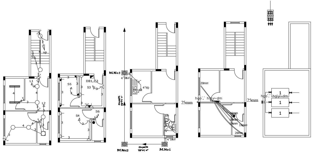 350 Sq Ft 1 BHK House Apartment  Plan