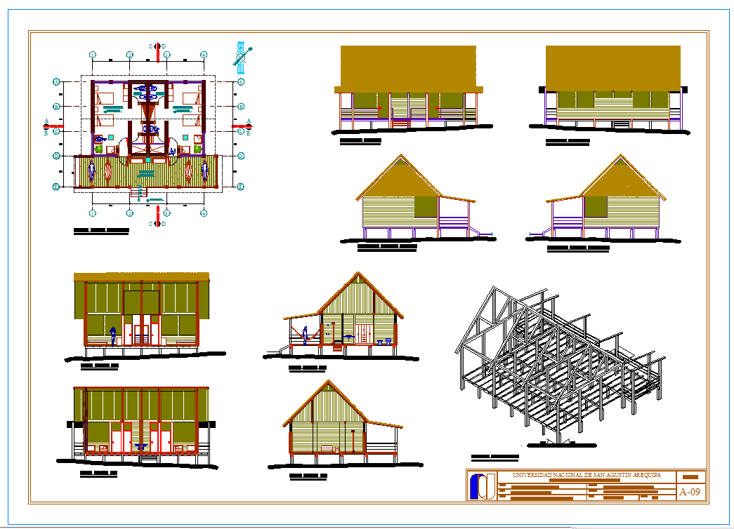 Cabin plan detail