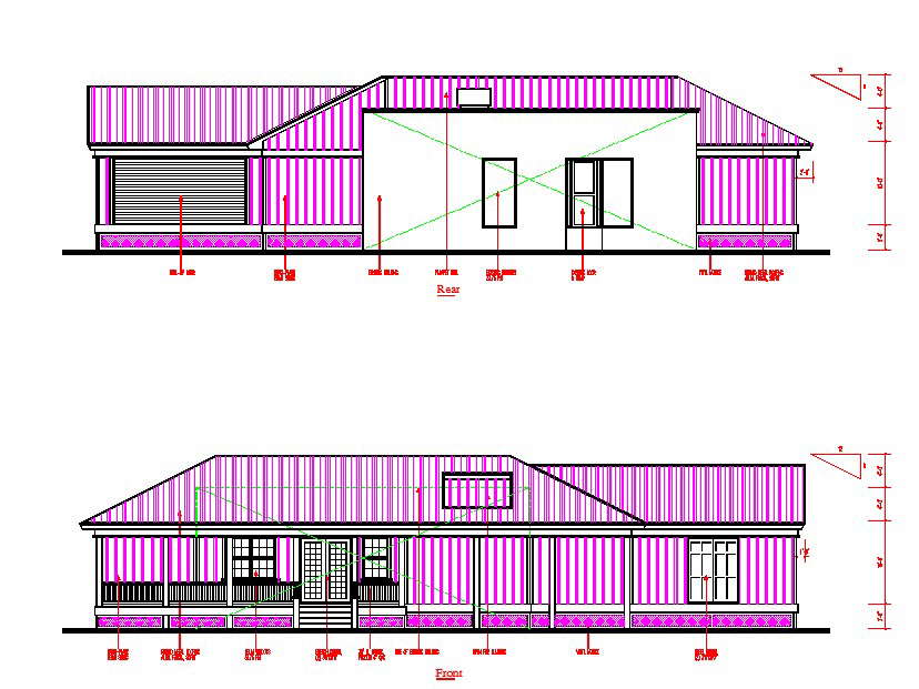 House elevations 