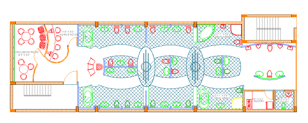 Tiles Show Room Lay-out
