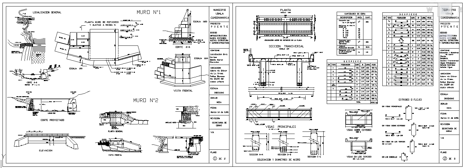 Beam Bridge Detail