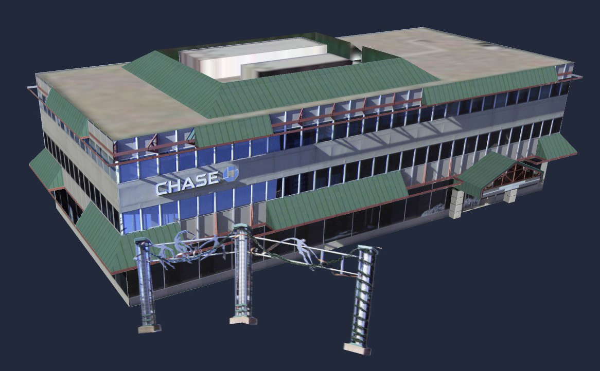 Modern 3D Building Concept Model for Architects in SKP Format File
