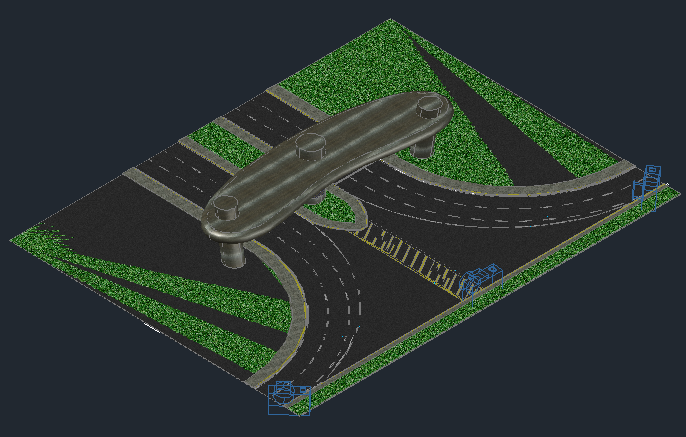 3D Entry access design drawing