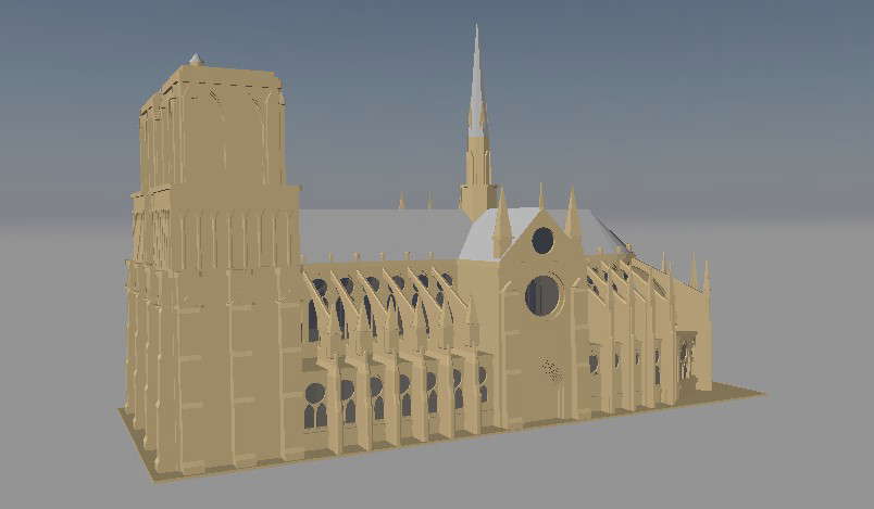 3d Church Drawing In DWG File 