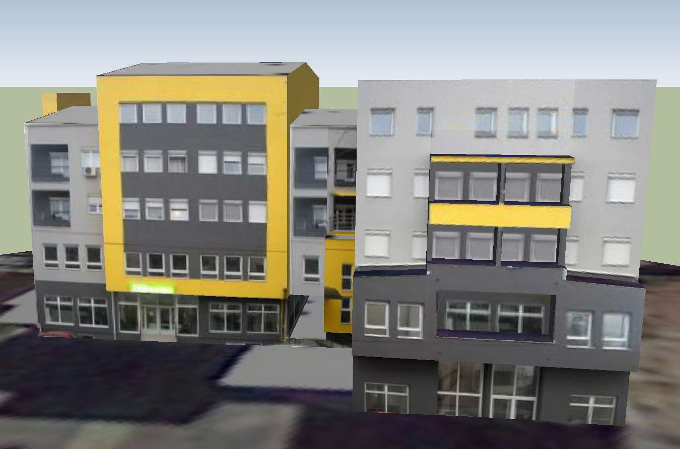 Explore Commercial Building in 3D drawing Model layout files