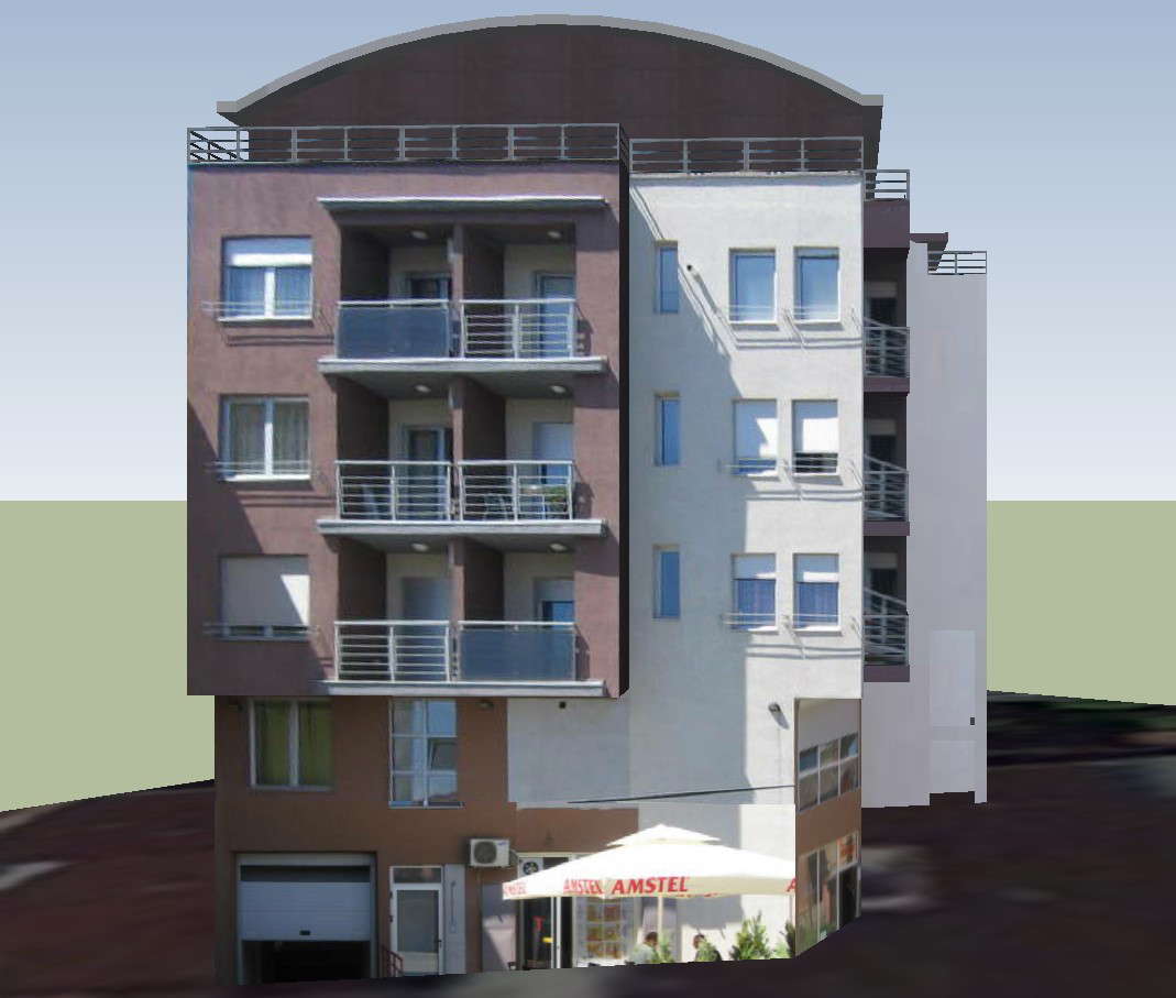 3D drawing of the residential apartment 